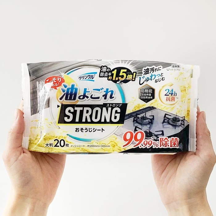 日本クリンクル99.99%除菌24小時抗菌 強力去油污 清潔濕巾(三包1組)特價-細節圖4