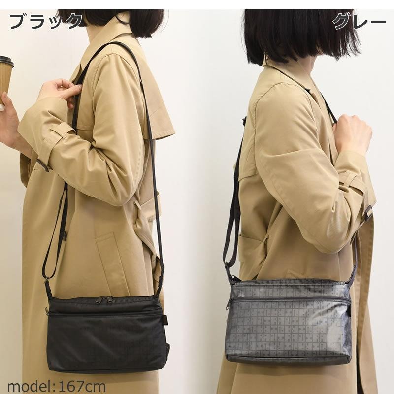 日本ヤマト屋多功能 防潑水 輕量 橫長 側背包(黑.紅.銀)三色-細節圖7