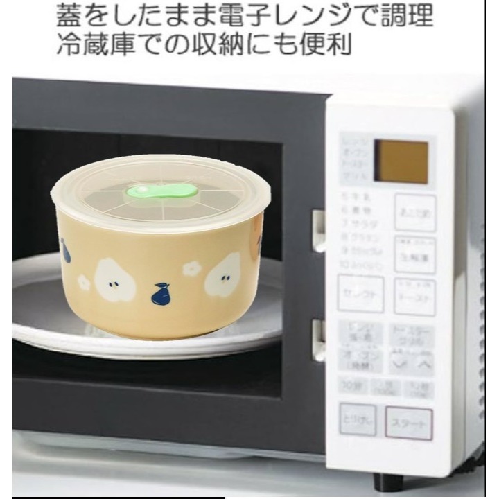 日本 山勝美濃陶苑 可微波 保鮮盒(大)-細節圖4