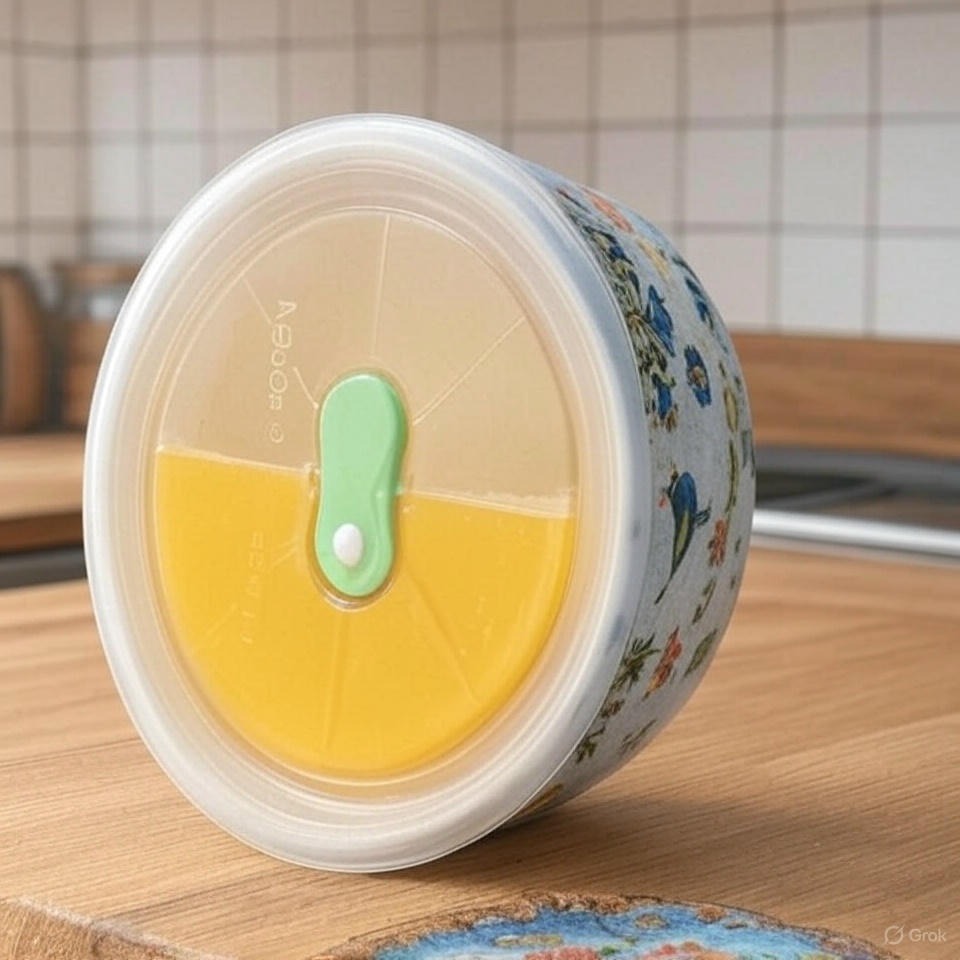 日本 山勝美濃陶苑 可微波 保鮮盒(大)-細節圖6