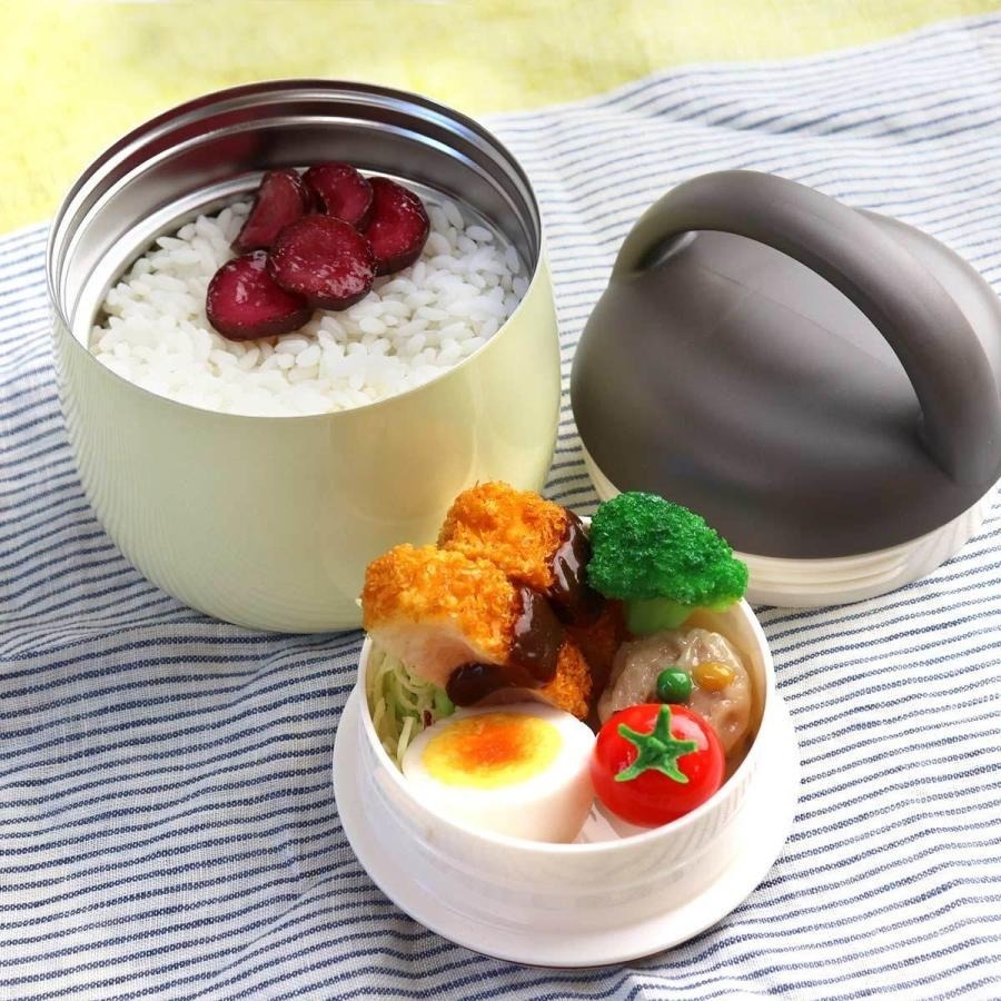 日本 LUNCH便當控必收 魔法瓶級保溫便當 (白.粉.藍) 三色登場-細節圖6