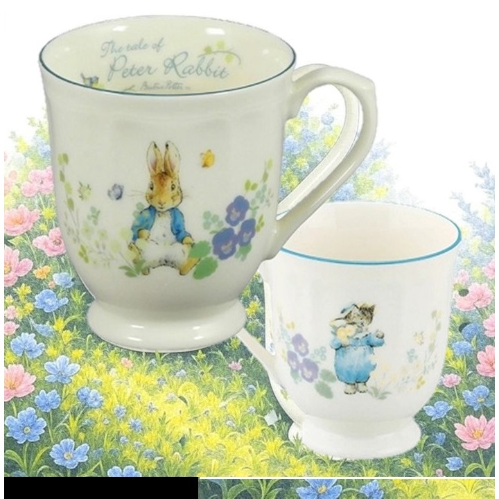 日本山加 彼得兔經典 馬克杯 (藍橘)兩色限量上市-細節圖2