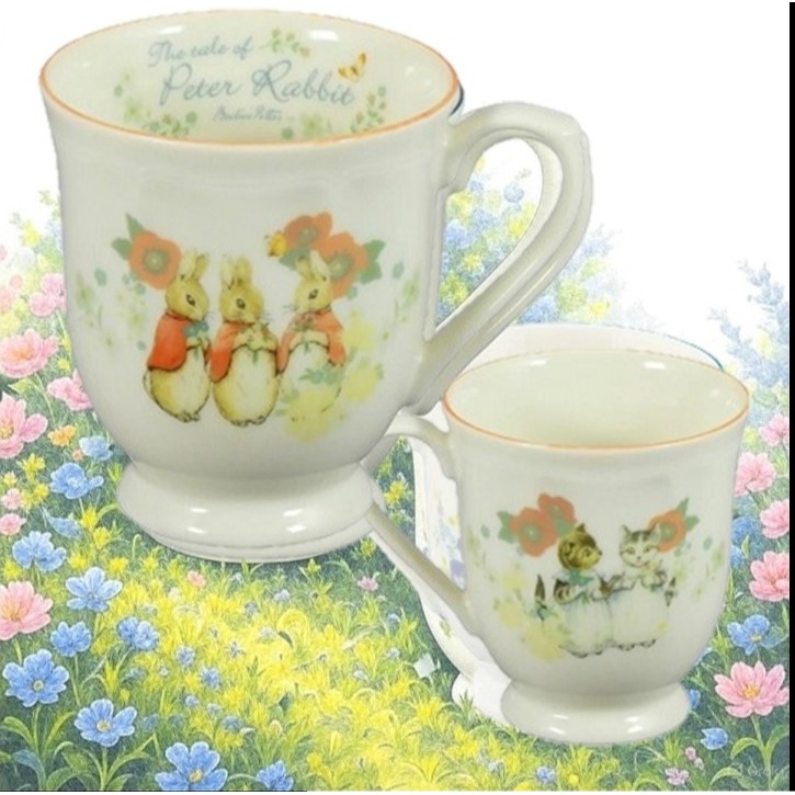 日本山加 彼得兔經典 馬克杯 (藍橘)兩色限量上市-細節圖3