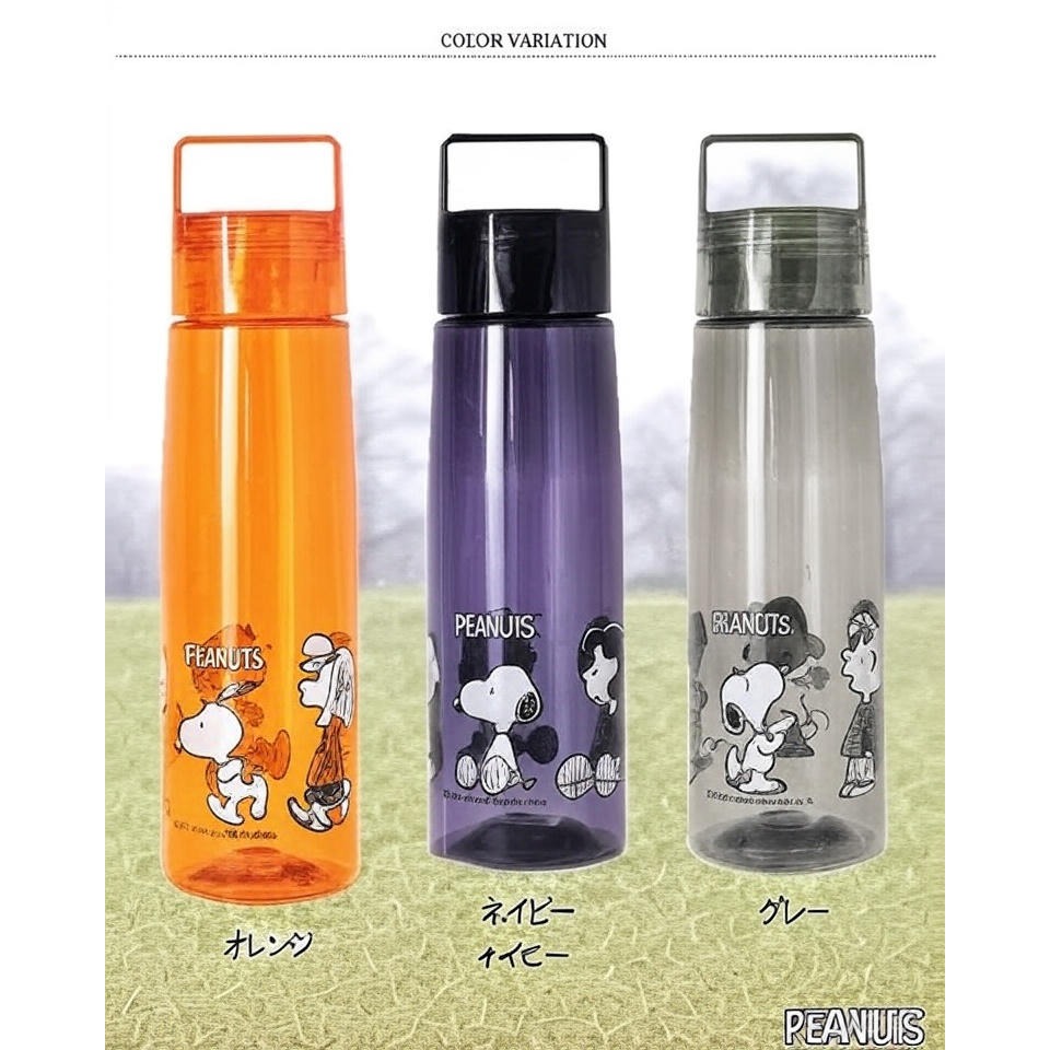 日本 SNOOPY 直飲清透可愛又實用的隨行水壺(橘.紫.灰)2支優惠-細節圖6