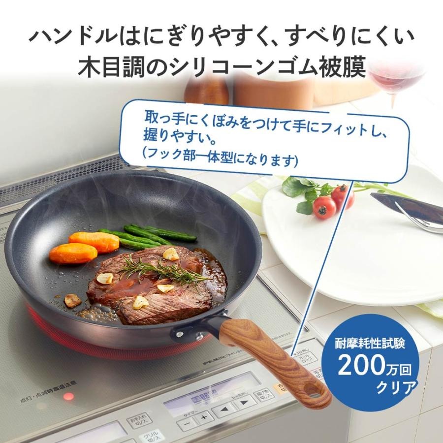 🍳日本竹原IH瓦斯爐通用 少油料理神器 不沾平底鍋26CM 特價🔥-細節圖5