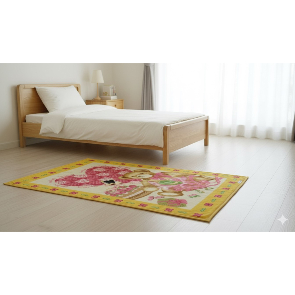 日本新合纖 輕柔親膚專為新生寶寶設計的安心禮盒毛毯(藍.粉.黃) 三色(體積過大會拆盒子出貨)-細節圖3