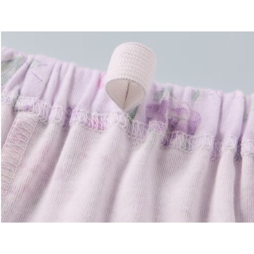 日本GUNZE京都捺染 柔滑針織 長袖長褲 女家居睡衣-細節圖6