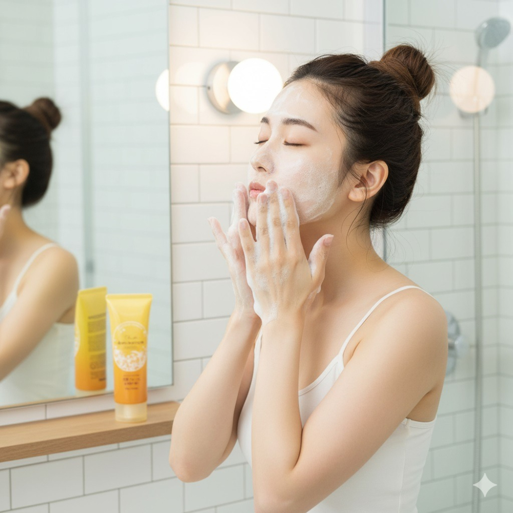 日本熊野 金木犀 胺基酸 洗面乳(2 瓶特惠組)-細節圖2