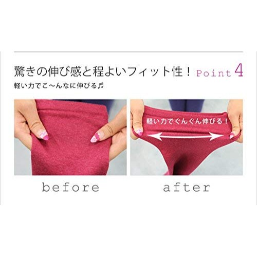 日本 肌極 裏起毛 吸濕發熱 女發熱衣(灰.紫.紅.)3色-細節圖5