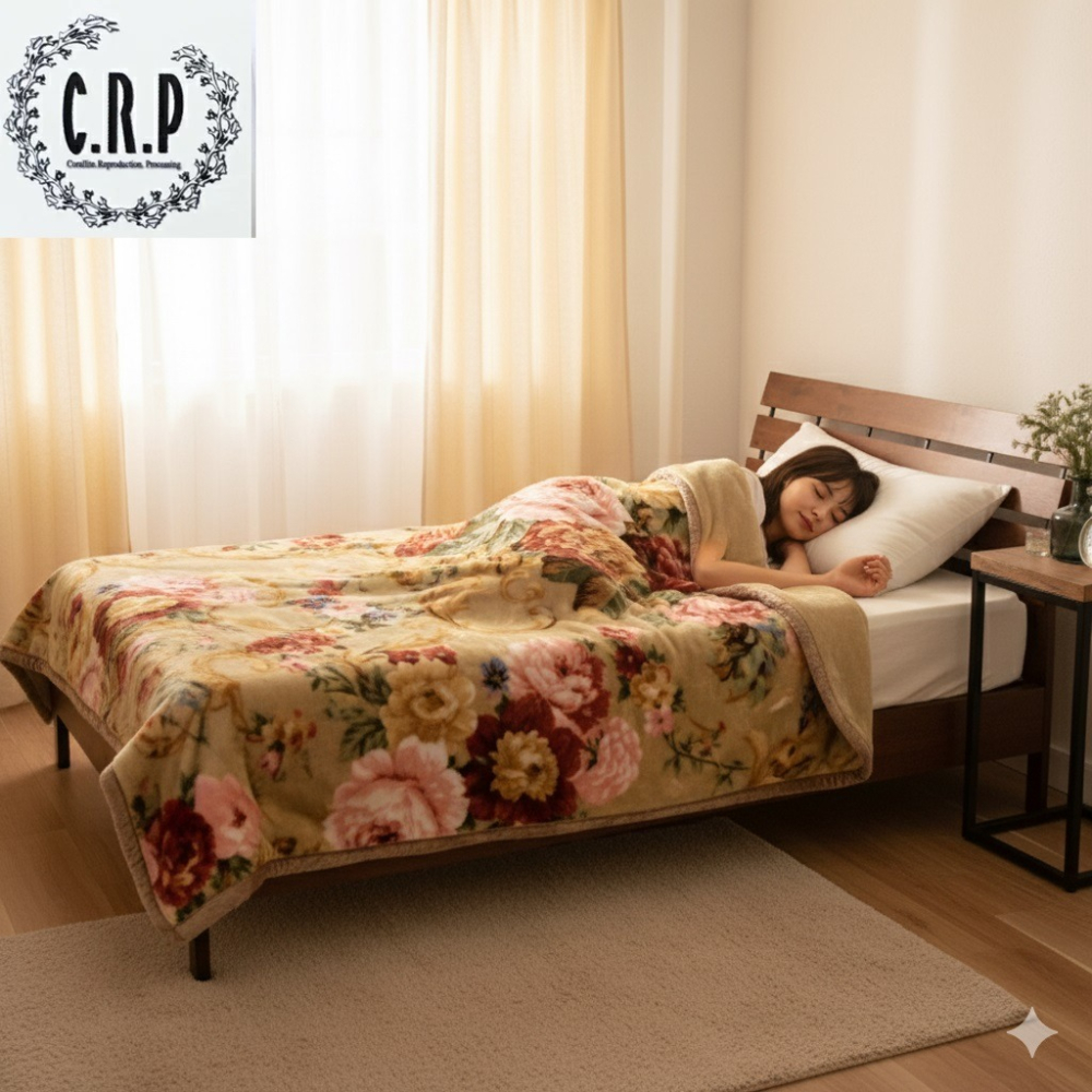 日本泉大津 遠紅外線發熱纖維 溫泉級暖感 雙層毛毯-細節圖2