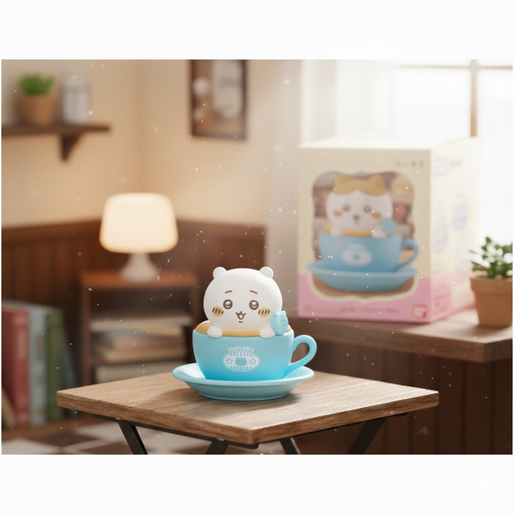 日本 BANDAIちいかわ3D 拿鐵小物 整盒12入 公仔盲盒-細節圖4