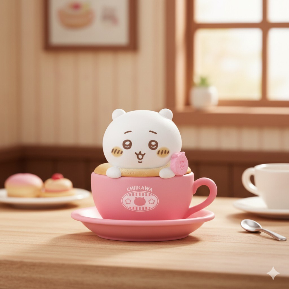 日本 BANDAIちいかわ3D 拿鐵小物 整盒12入 公仔盲盒-細節圖6