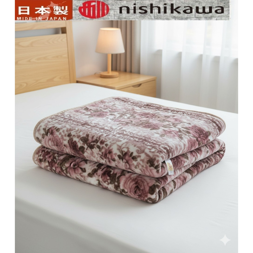 日本 京都西川｜遠紅外線發熱纖維 立體雙層 雙人毛毯(體積過大1次下單一條)-細節圖5