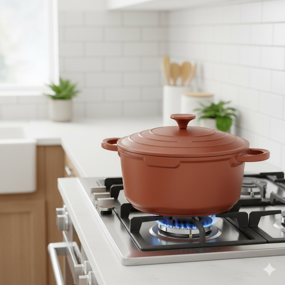 日本 パール（瓦斯.IH通用）無水也能慢燉入味煮燉鍋-細節圖3