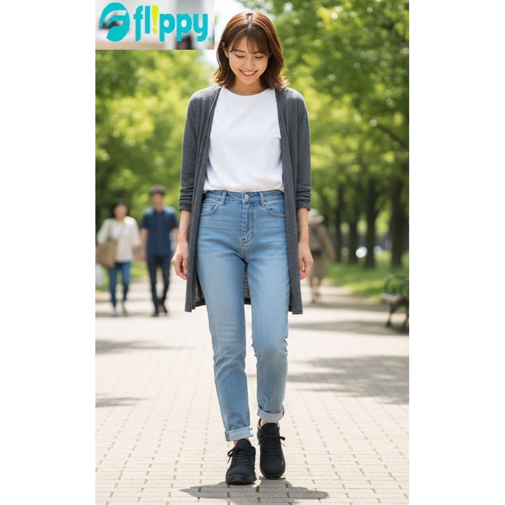 日本 Pansy生活防潑水抗菌防臭3E 寬版彈力針織套穿休閒鞋(黑.藍)兩色-細節圖2