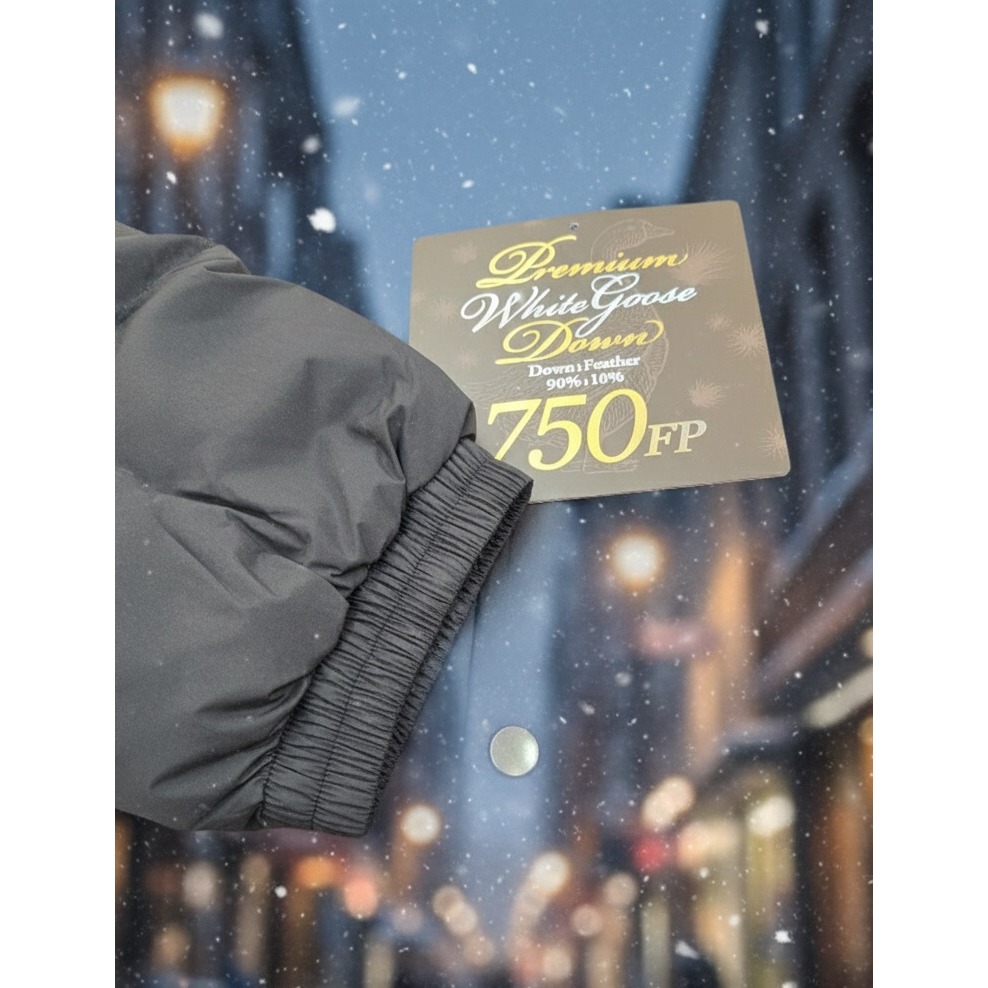 日本 white男款 輕羽 高蓬鬆保暖 絨外套-細節圖6