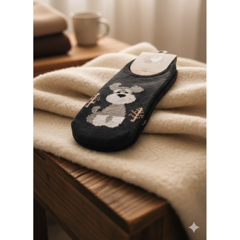 日本stream居家保暖女款毛絨室內保暖止滑襪(A.B.C.D.ED)6款兩雙一組特價-細節圖5