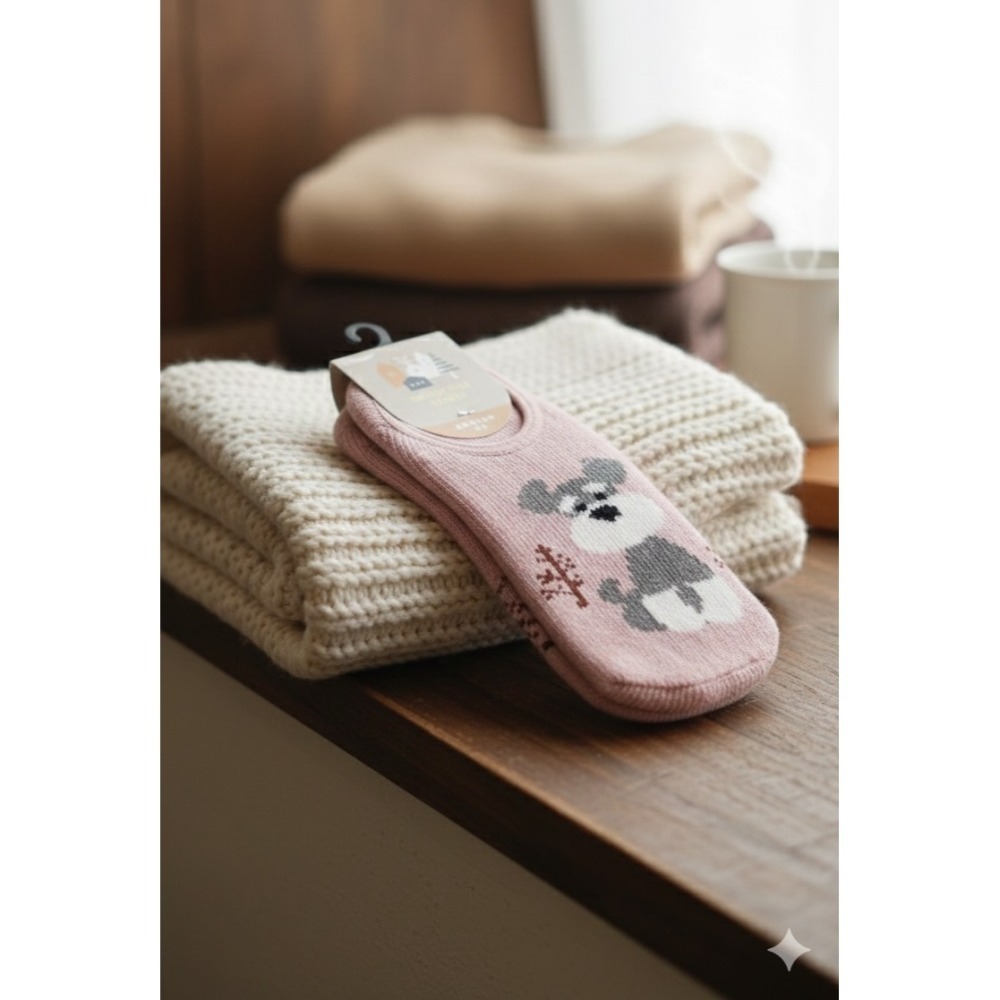 日本stream居家保暖女款毛絨室內保暖止滑襪(A.B.C.D.ED)6款兩雙一組特價-細節圖6