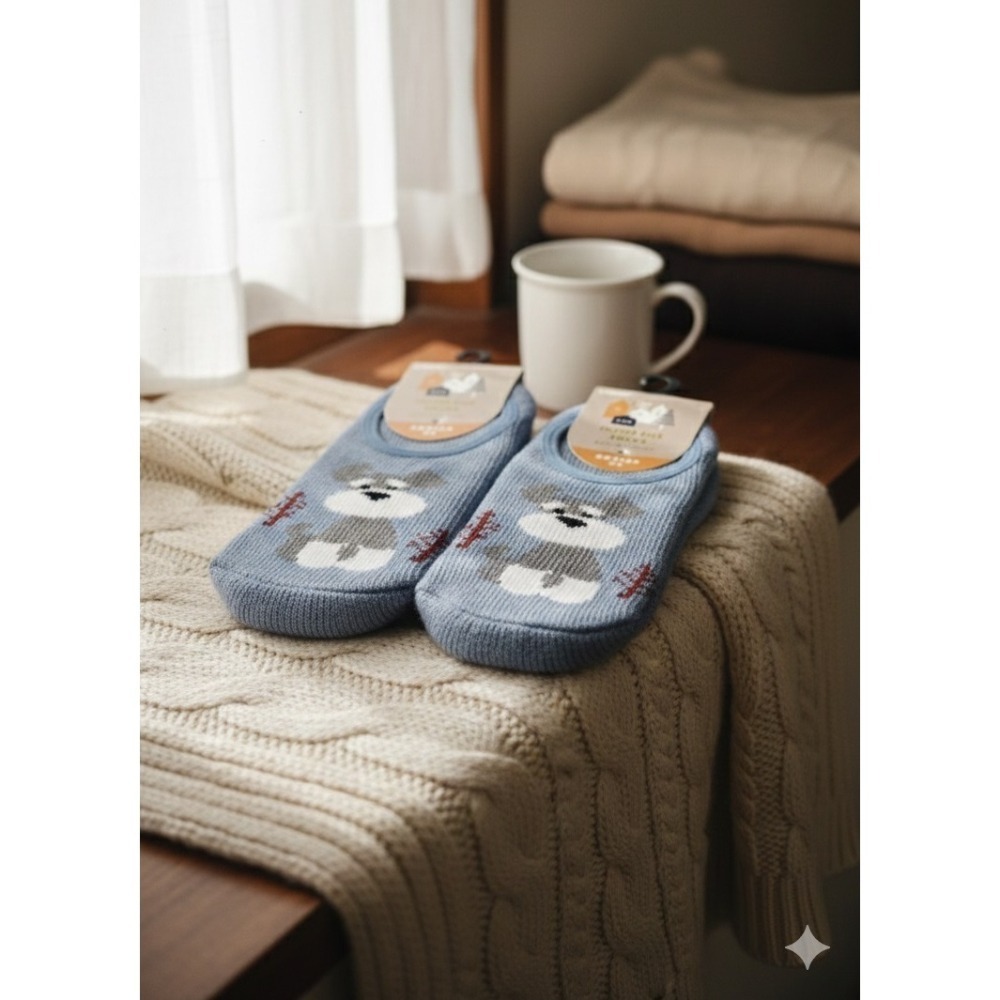 日本stream居家保暖女款毛絨室內保暖止滑襪(A.B.C.D.ED)6款兩雙一組特價-細節圖7