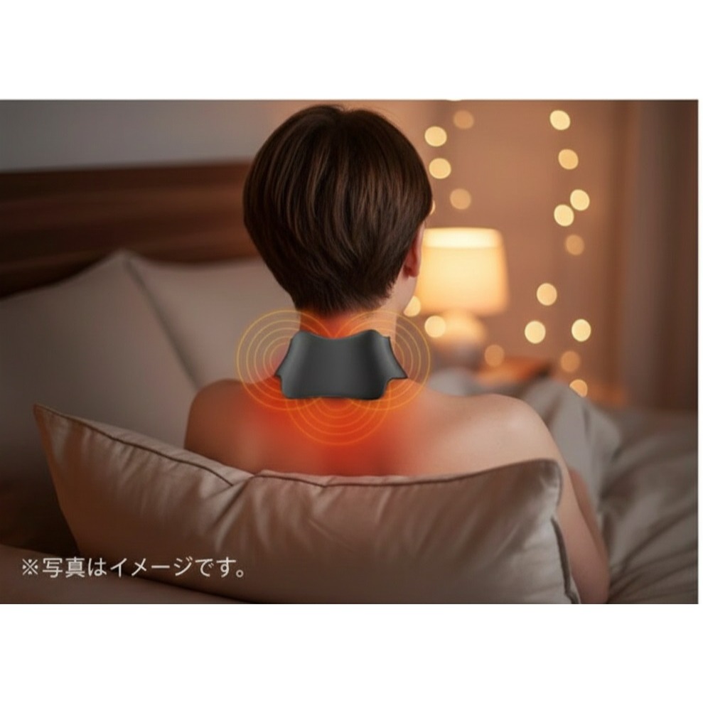 日本 HIRO三段溫控 柔軟親膚 充電式 矽膠頸部 熱敷器-細節圖3