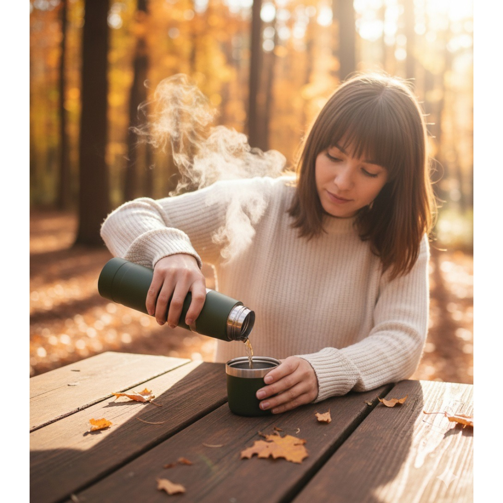 日本 MOUNTEX真空6 層構造 極寒環境的救星 不鏽鋼終極保溫保冷瓶-細節圖7