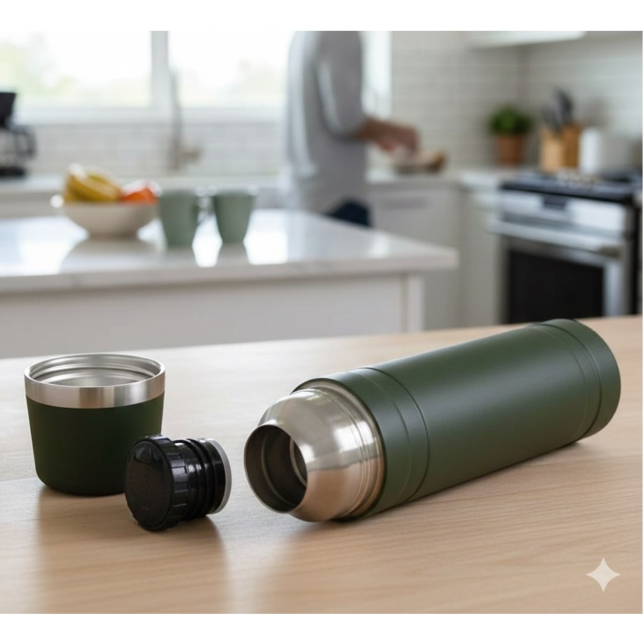 日本 MOUNTEX真空6 層構造 極寒環境的救星 不鏽鋼終極保溫保冷瓶-細節圖9