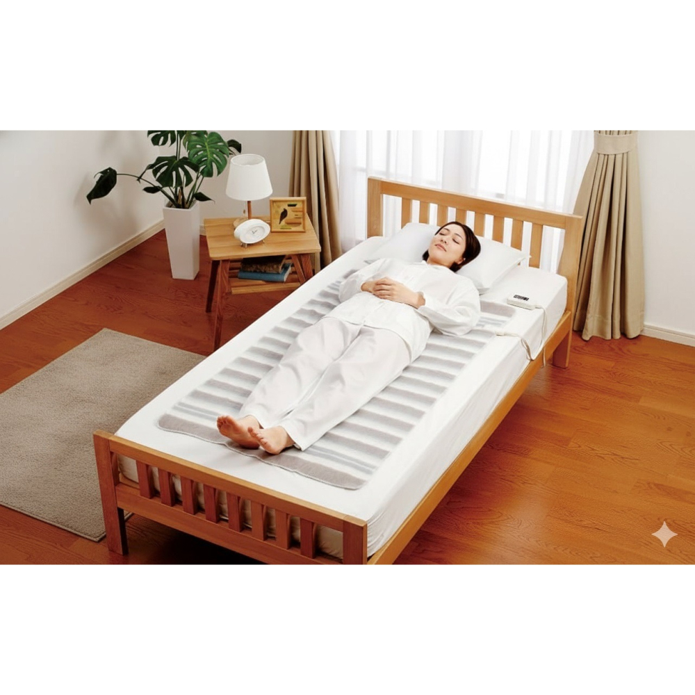 日本 Sugiyama暖到心坎裡 舒眠型 極致省電 全機水洗 電熱毯(體積過大盒子繪拆)-細節圖6