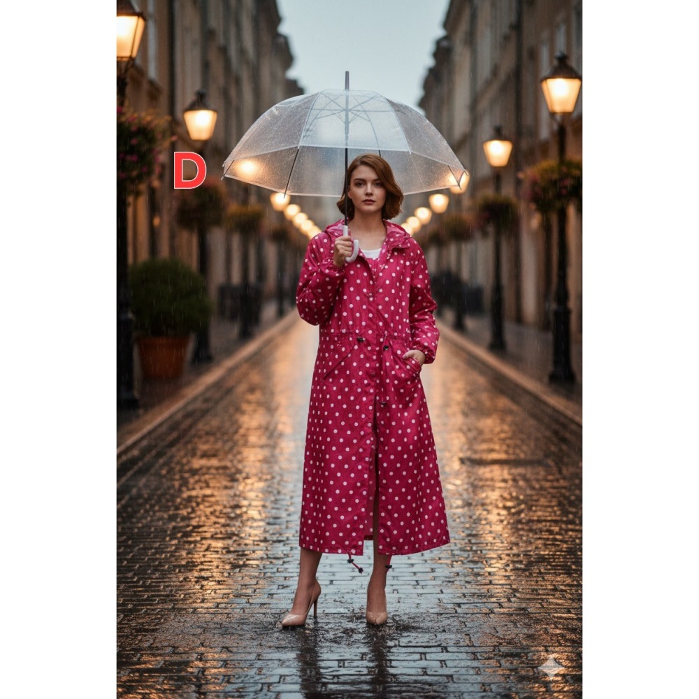 日本 防風、撥水、超透氣 輕量化長版連帽風雨衣(A.B.C.D.)4款-細節圖5