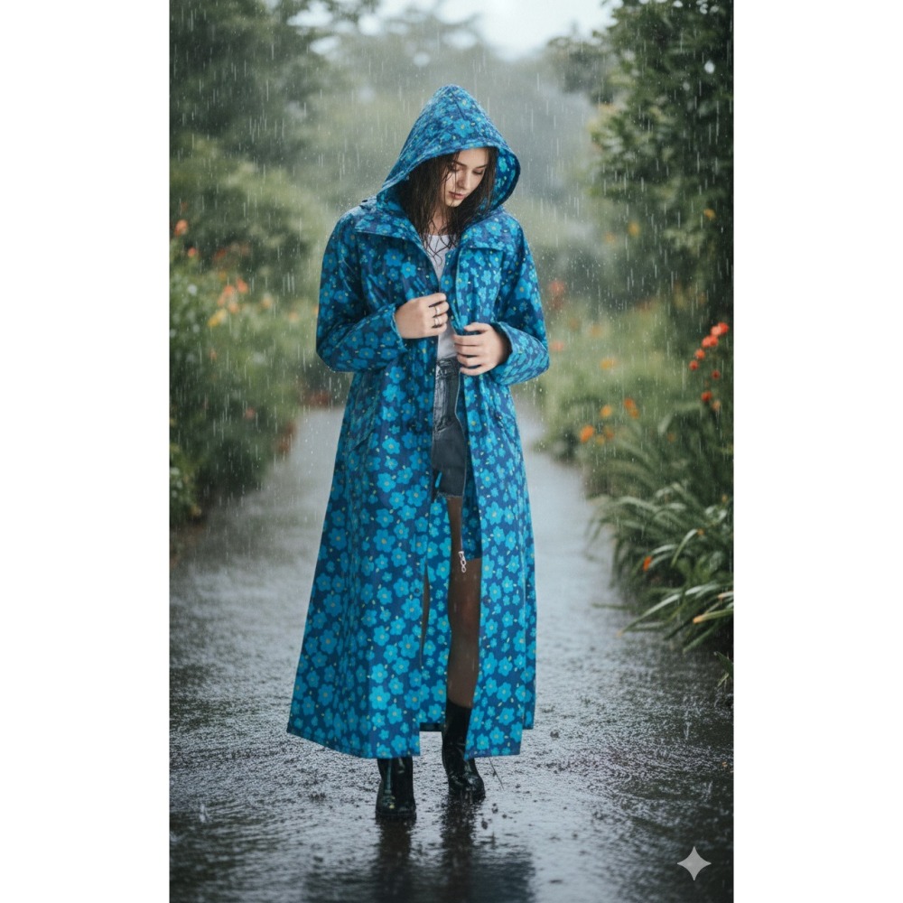 日本 防風、撥水、超透氣 輕量化長版連帽風雨衣(A.B.C.D.)4款-細節圖8