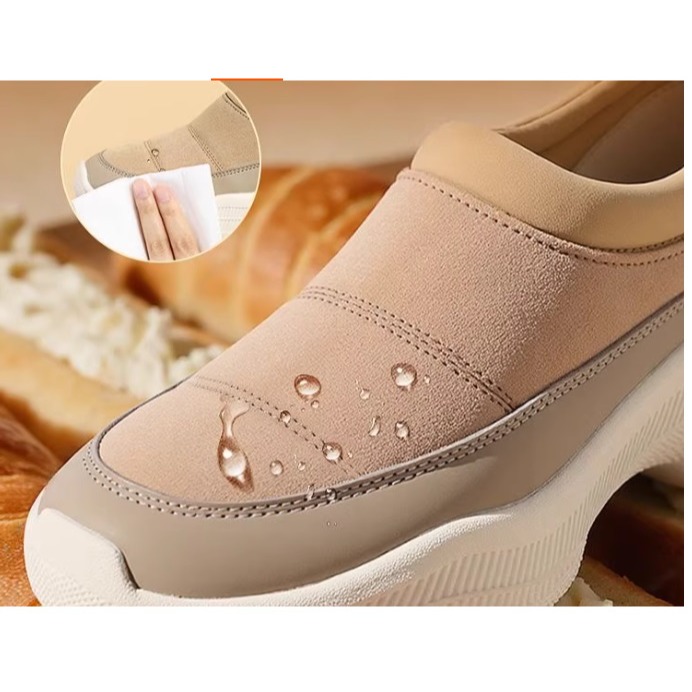 日本PANSY 超輕量好走、防滑、超顯腿長厚底休閒女鞋(經典黑.溫柔米)兩色-細節圖9