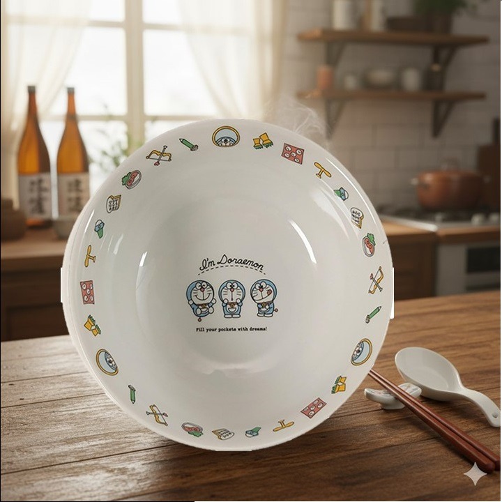 日本哆啦迷尖叫吧讓用餐時光變得更療癒 聯名款陶瓷拉麵碗 丼飯碗(A.B)兩款-細節圖7