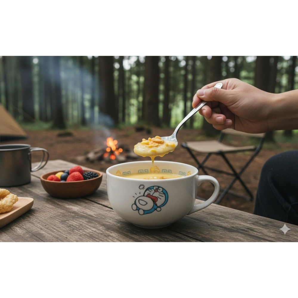 日本哆啦A夢讓餐桌瞬間變可愛的魔法陶瓷湯碗(A.B)兩款-細節圖5