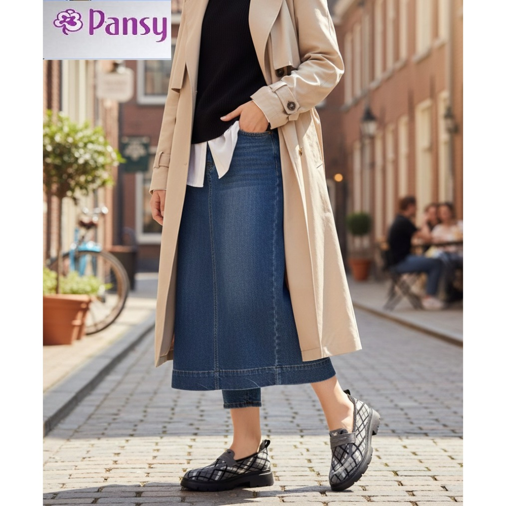 日本 Pansy簡約 輕便 零壓力 優雅飛織 通勤 樂福鞋-細節圖4