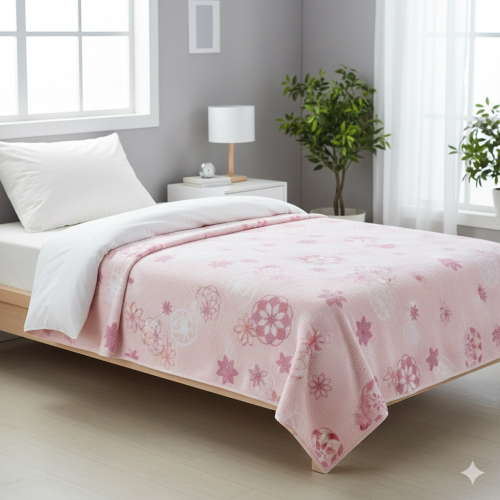 日本京都西川多功能與超值感大判浴巾 櫻花毛巾被(禮盒組) 特價限量搶購中(體積過大寄貨拆盒子1次下單一條)-細節圖5