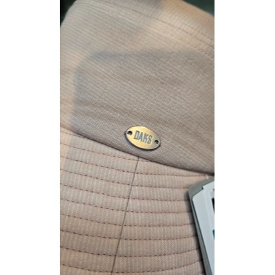 日本 DAKS英倫 春夏丹寧都會風 抗uv寬簷漁夫帽(粉.藍.米) 三色-細節圖7