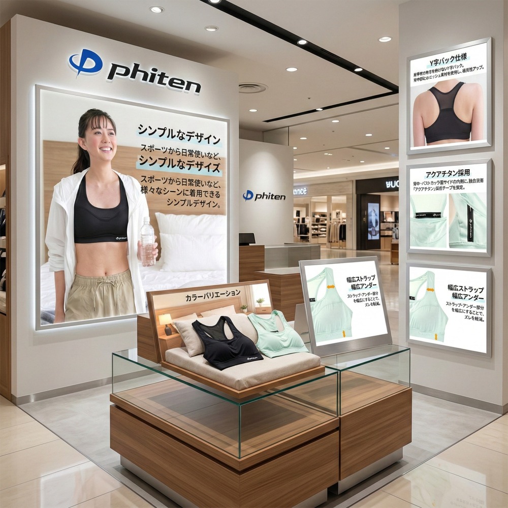 日本鈦元素 瞬吸機能高效清爽與夏日抗暑無鋼圈運動內衣(黑.藍)兩色-細節圖2