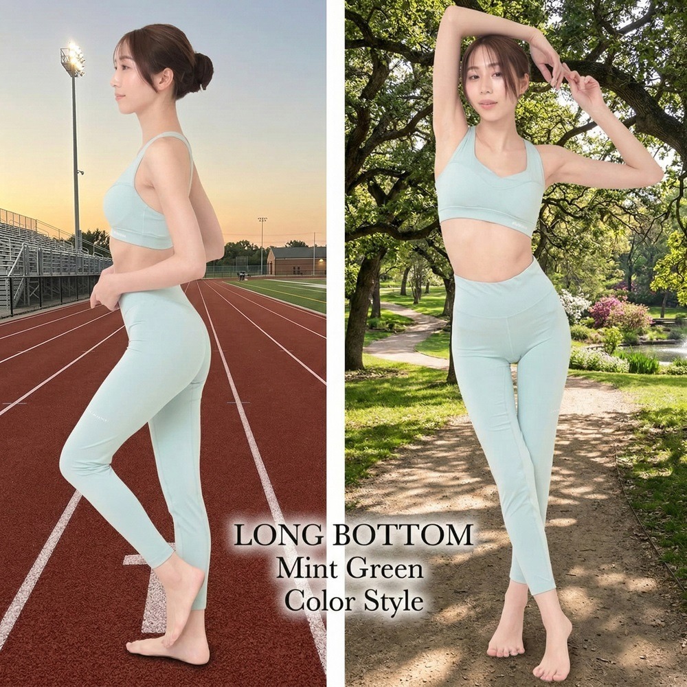 日本吸濕排汗 獨家水溶鈦技術 吸濕速乾美腿運動緊身褲(黑.綠)兩色-細節圖2