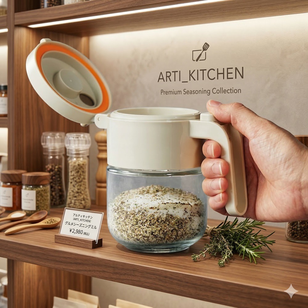 日本丸辰 雙效可撒可舀 透明系美學 玻璃調味料瓶(兩個一組)優惠-細節圖7