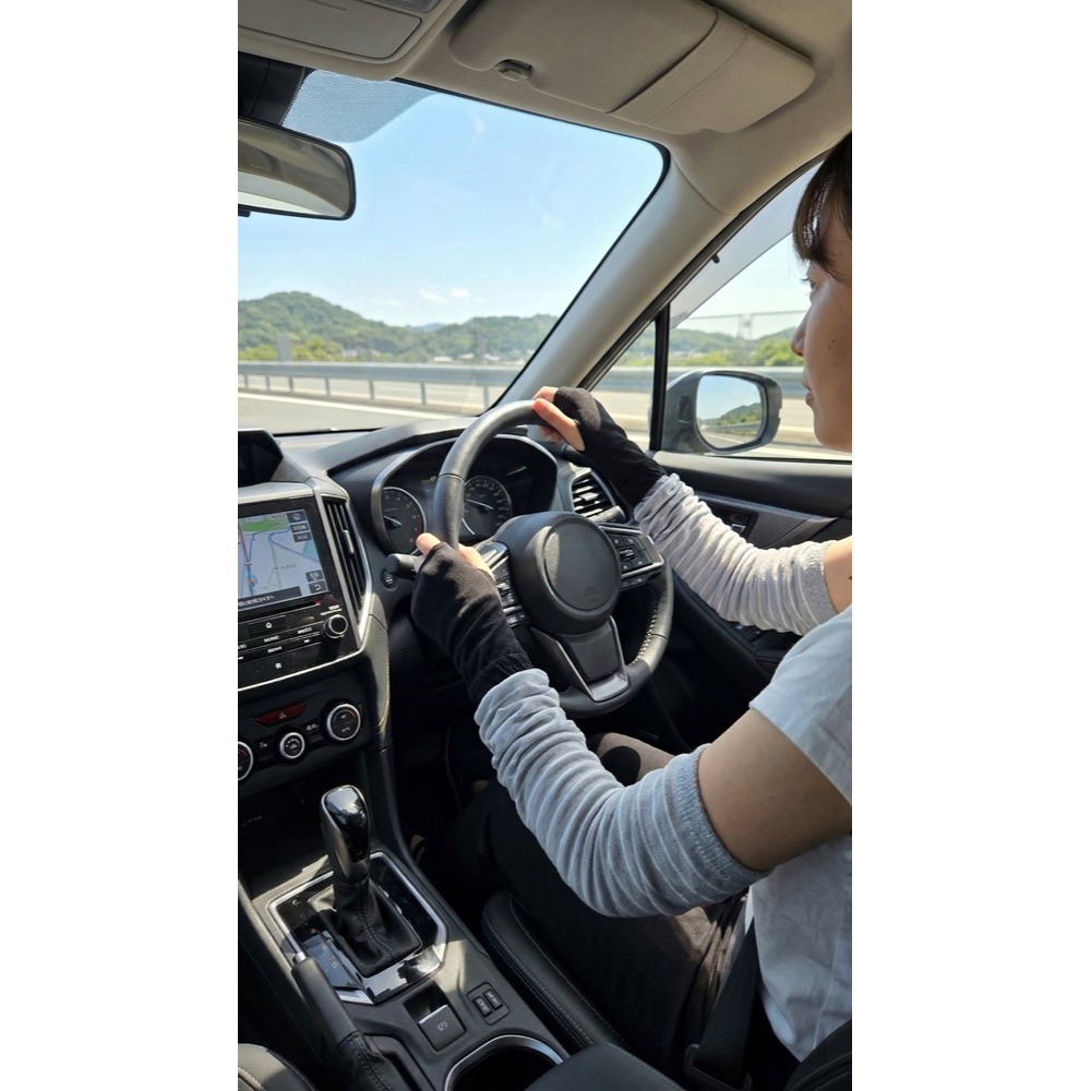 日本 Stream 輕盈、透氣 吸水速乾與抗菌 涼感袖套(A.B.C.D)兩雙一組-細節圖6