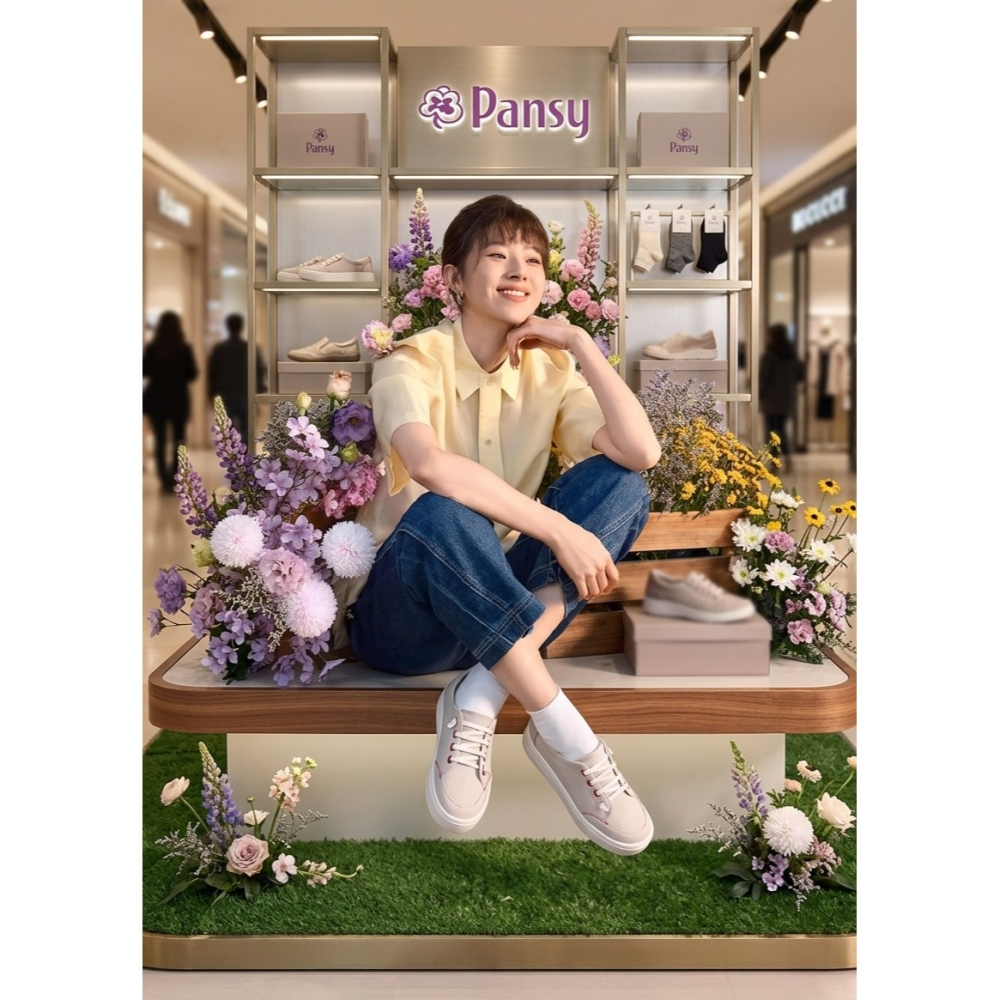 日本 Pansy增高、舒適、百搭一次到位可更換鞋帶休閒鞋-細節圖3