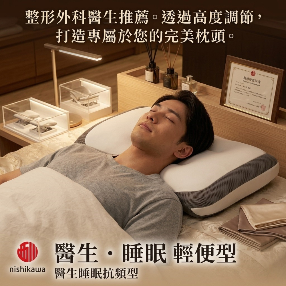日本西川 支撐力 UP！可水洗健康調整枕 健康枕(體積過大出貨要拆盒子)-細節圖5