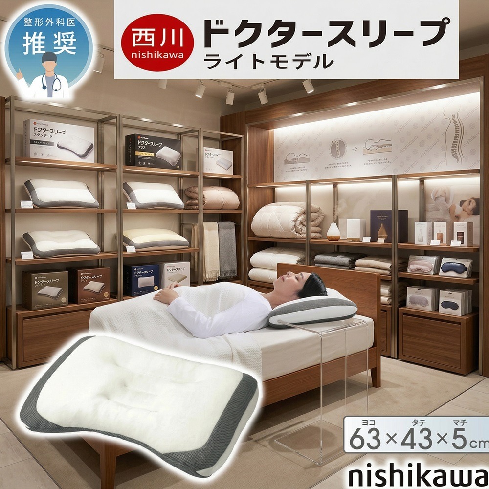 日本西川 支撐力 UP！可水洗健康調整枕 健康枕(體積過大出貨要拆盒子)-細節圖9
