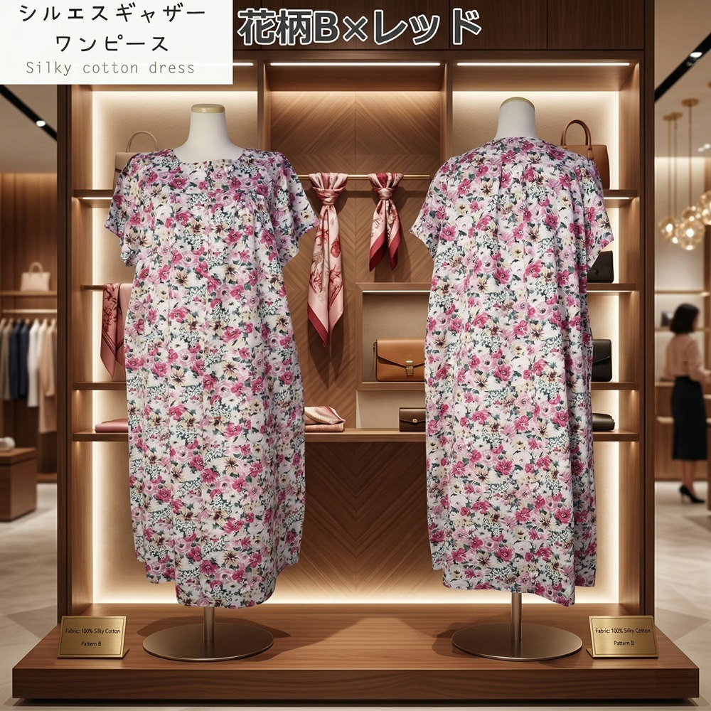 日本 Sil-S讓涼爽與時尚在宅家時光並存前拉鍊居家洋裝(A.B.C.D)四色-細節圖2