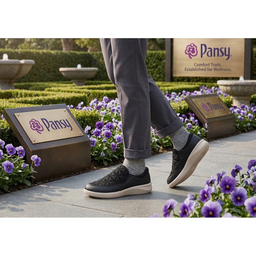 日本 Pansy輕量免綁兼具機能與美感 休閒鞋(黑.米)兩色-細節圖8