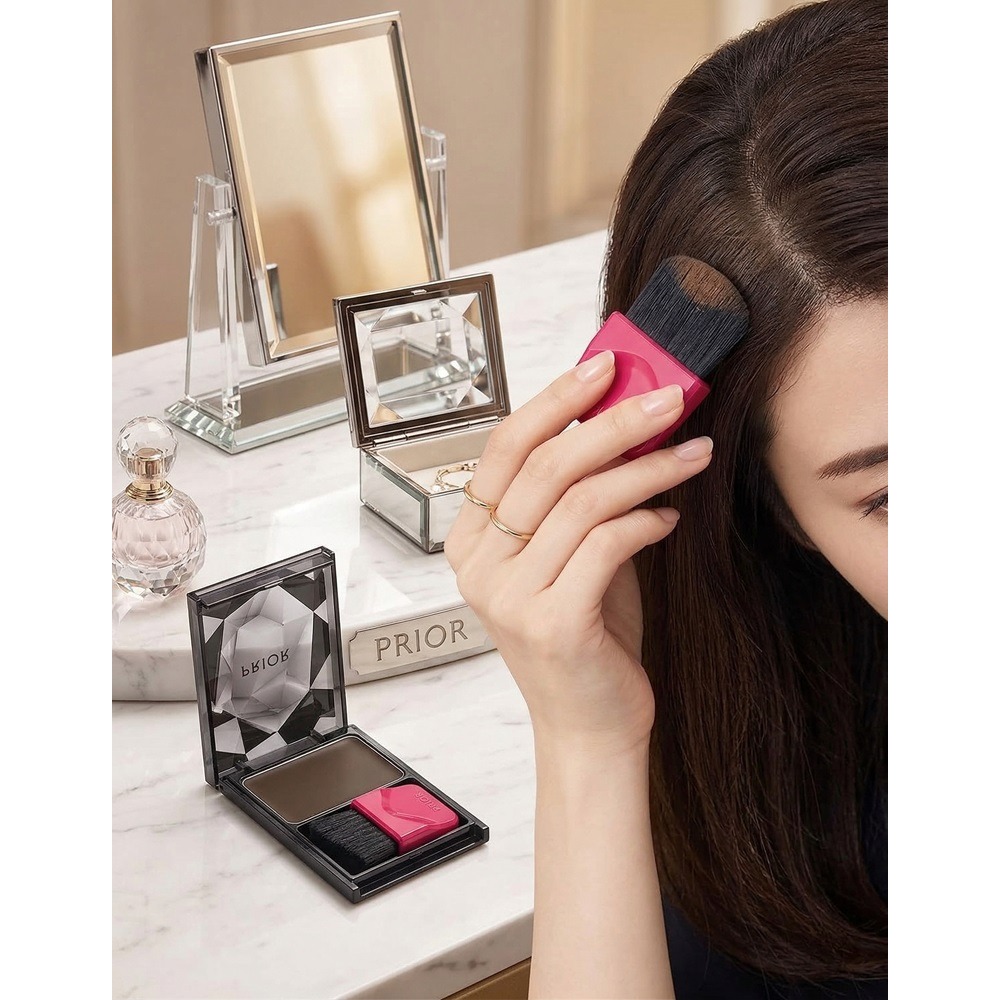 日本 資生堂 白髮救星30秒瞬效補色 抗汗防水 補色髮粉(黑.咖)兩色-細節圖5