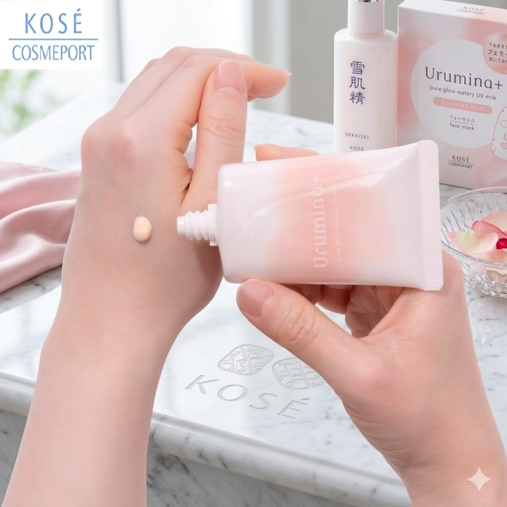日本 KOSE 抗紫外線93% 美容液成分 控油水光隔離乳液-細節圖7