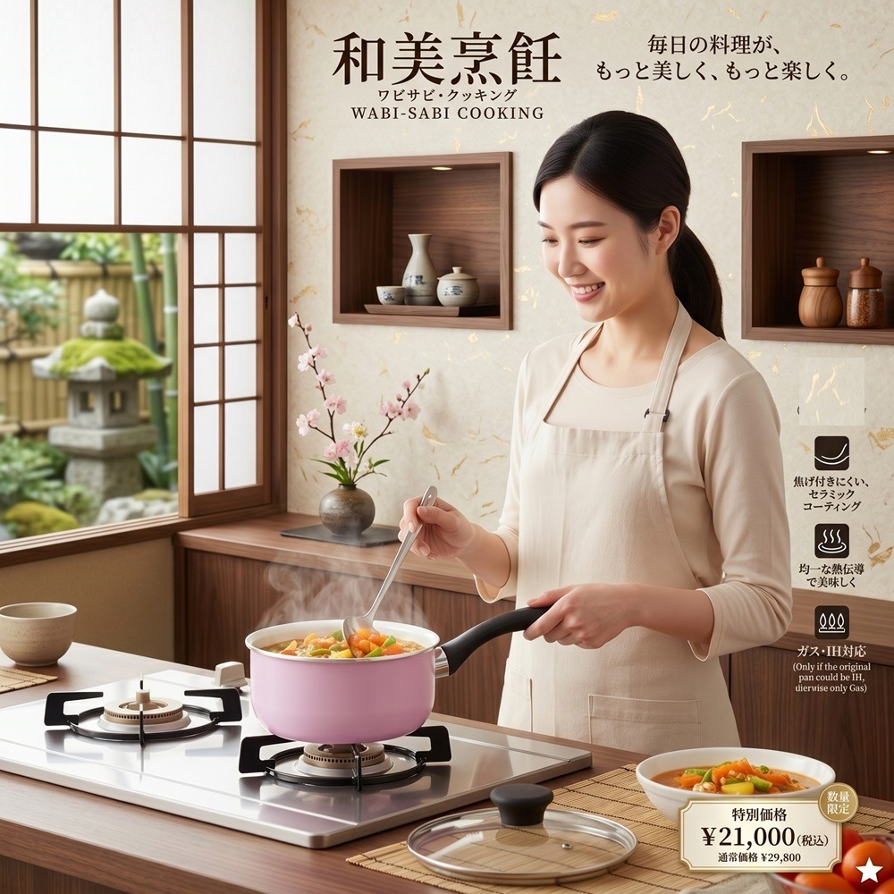 日本京瓷 導熱神速 不吸附異味 陶瓷 片手鍋-細節圖4