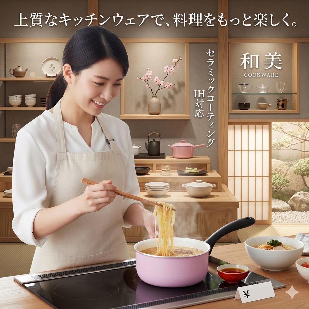 日本京瓷 導熱神速 不吸附異味 陶瓷 片手鍋-細節圖8