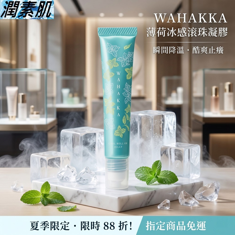 日本的 潤素肌 一滾提神醒腦 舒緩緊繃的肩頸 薄荷清涼滾珠凝露-細節圖6