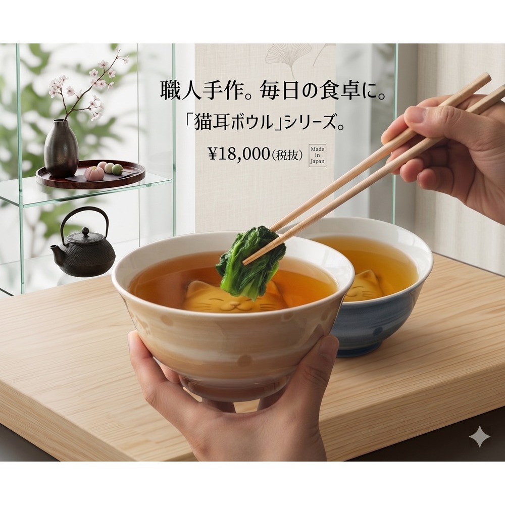 日本美濃燒 極致輕盈的手感 輕量陶瓷2入小丼碗（春眠貓.笑笑犬）兩種-細節圖5